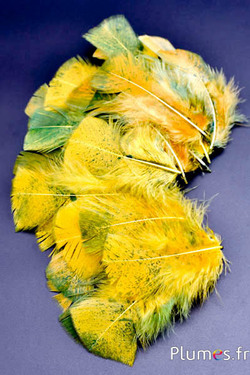 Pute Spritzer grün - 6-8 cm - curry